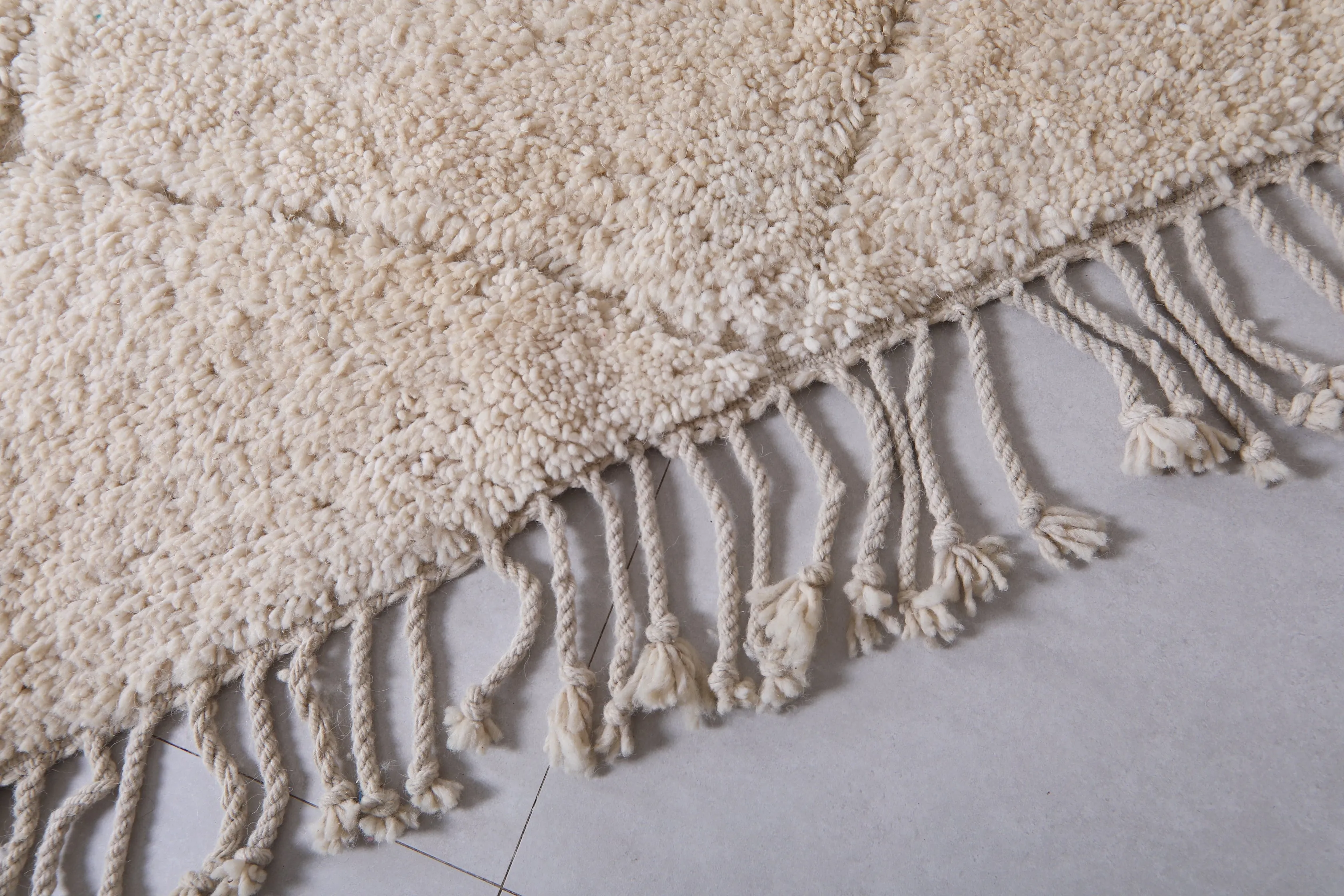 Moroccan Ivory rug - Custom rug - Berber rug - Contemporary rug