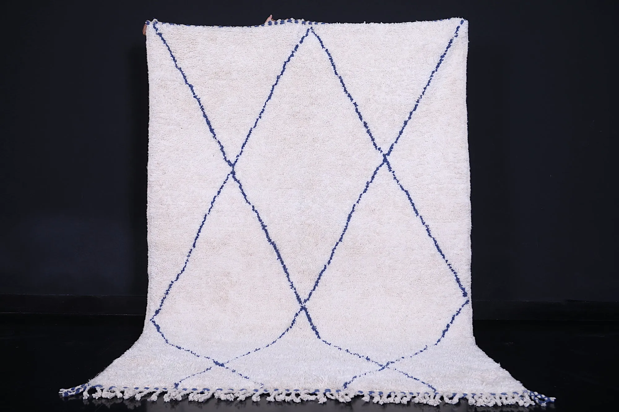 Moroccan rug - Beni Ourain rug - wool berber carpet