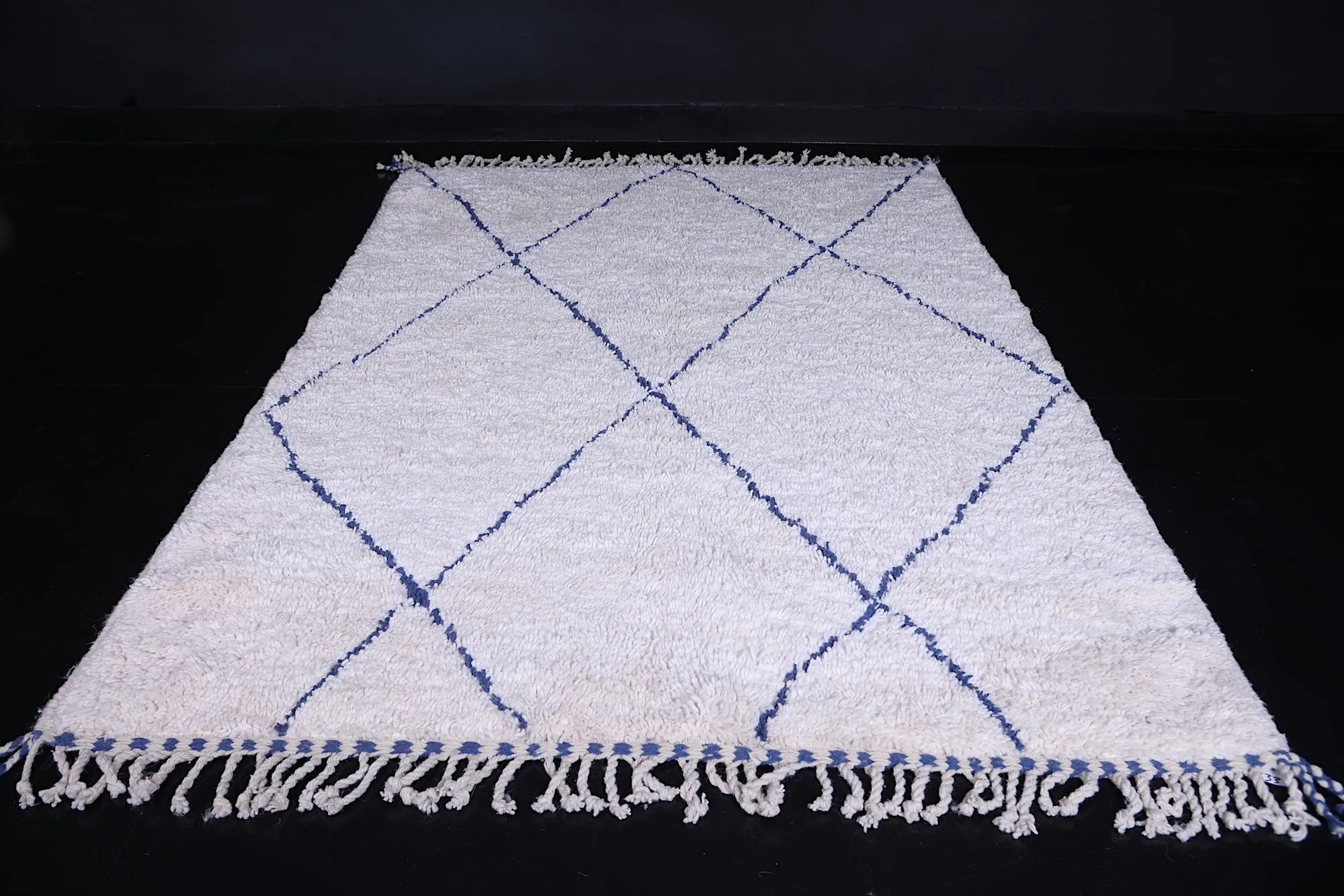 Moroccan rug - Beni Ourain rug - wool berber carpet