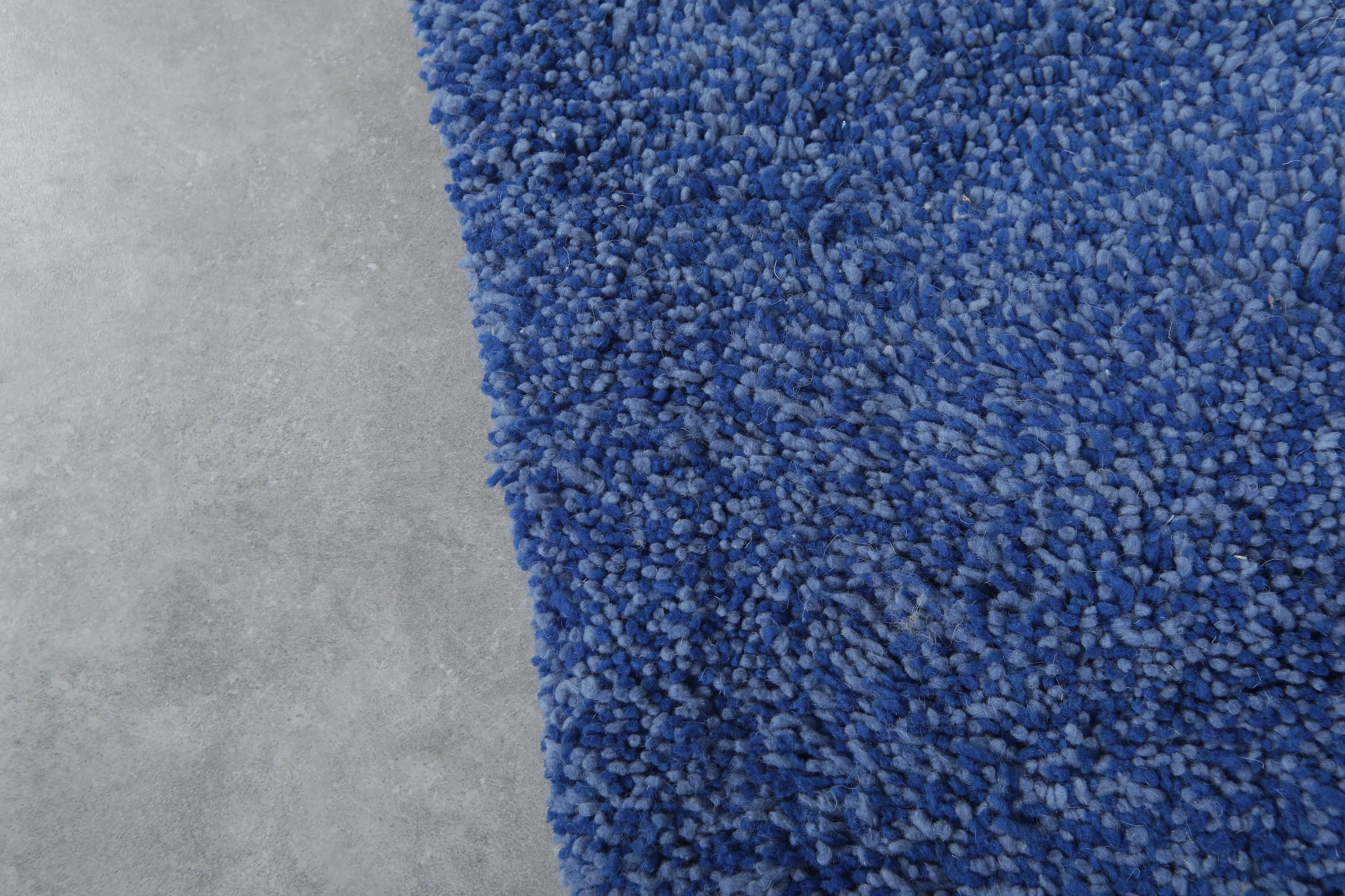 Moroccan solid blue rug - Berber rug - Custom rug