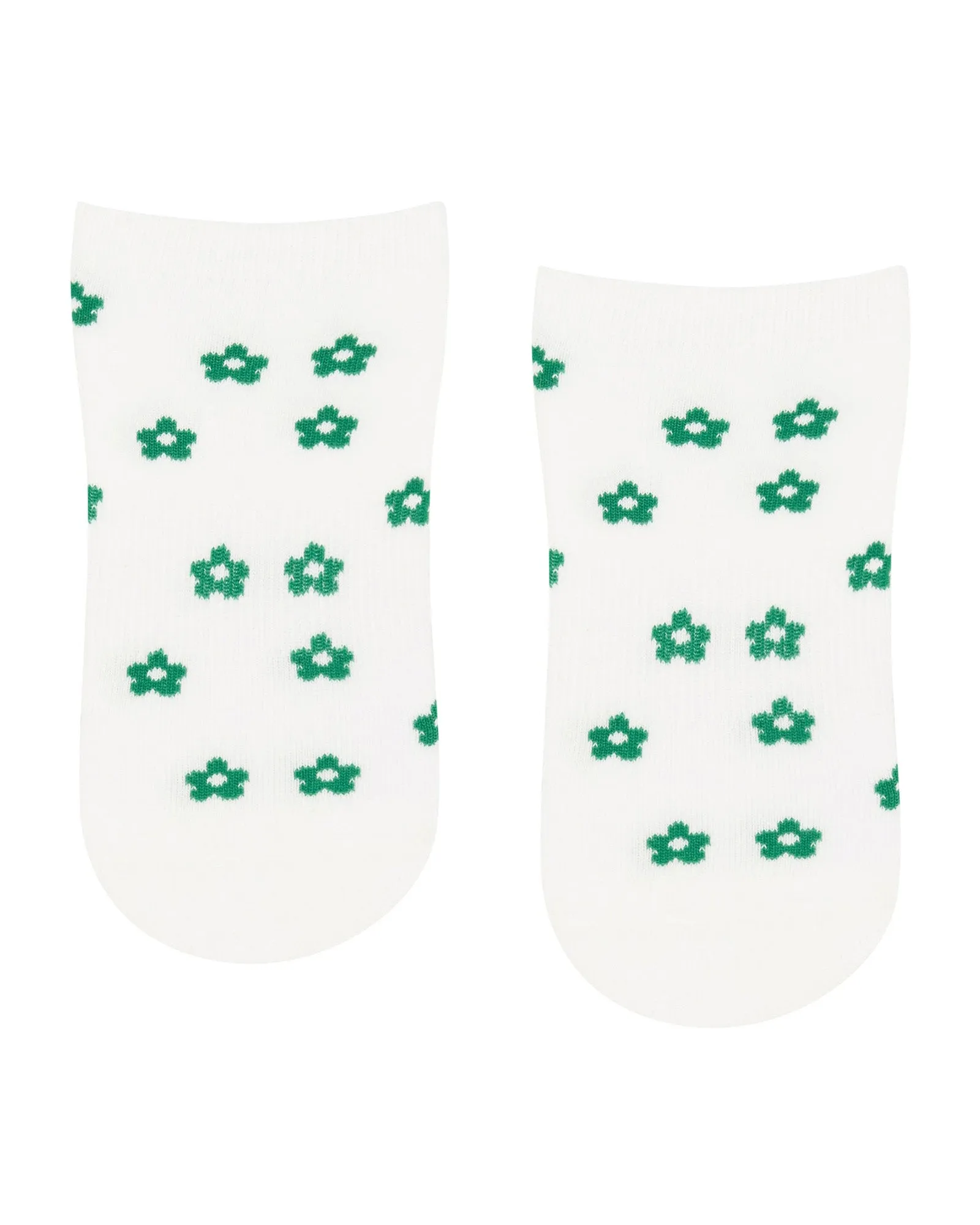 Move Active Classic Low Rise Grip Socks - Petite Bloom