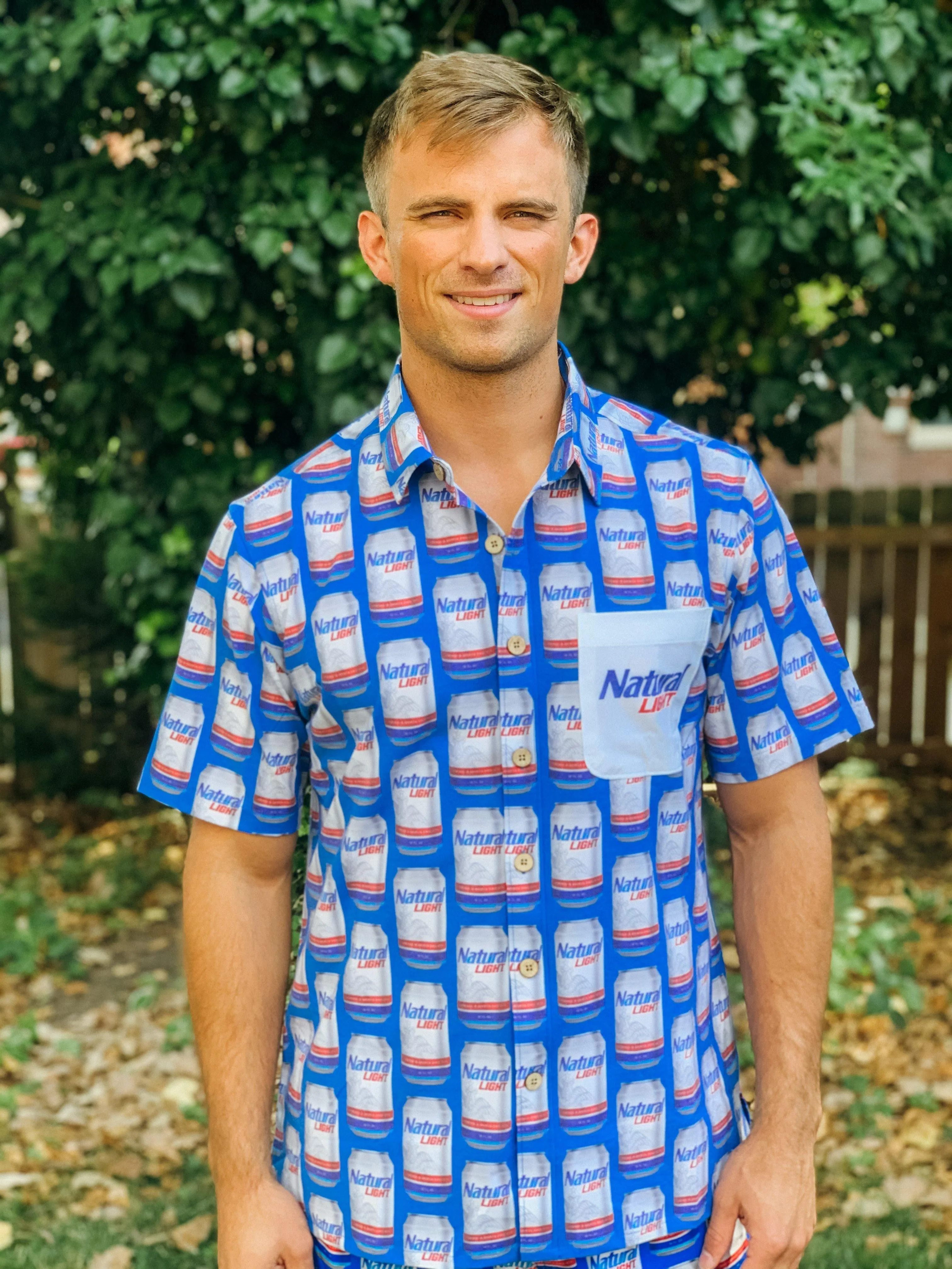 Natural Light Scatter Can Camp Shirt