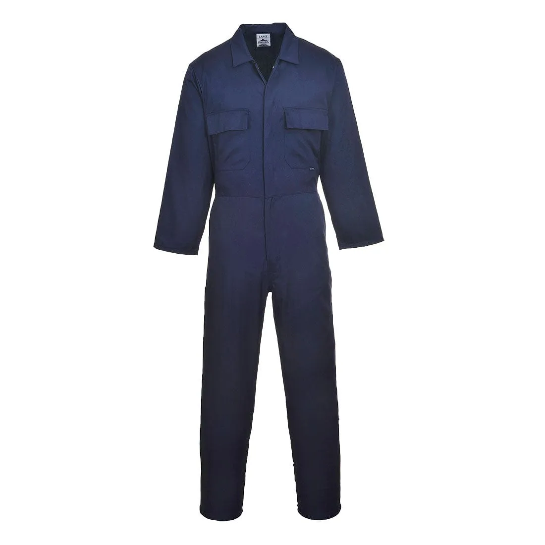 Navy Blue Complete Work Wear Coverall With Belt