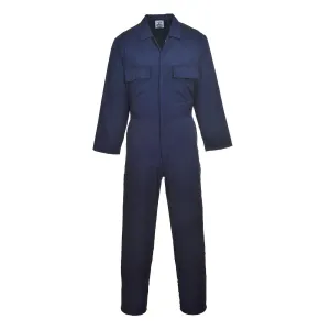 Navy Blue Complete Work Wear Coverall With Belt
