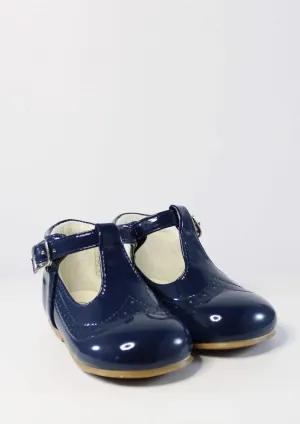 Navy Patent Shoes