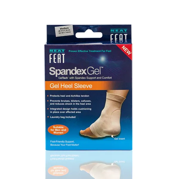 Neat Feat Spandex Gel Heel Sleeve Large
