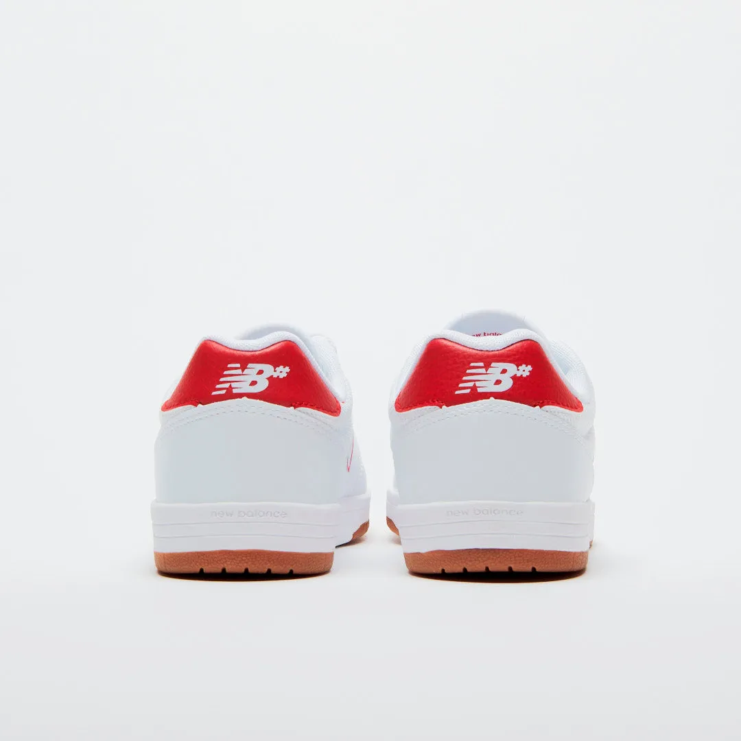 New Balance Numeric 425 Team Skateboard Shoe - White / Red