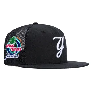 New Era 59Fifty New York Yankees Florida Spring Training Patch Y Trucker Hat - Navy