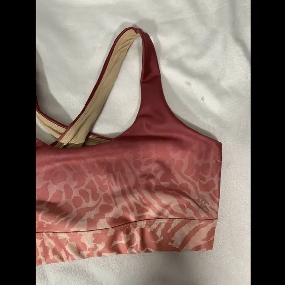 NEW Good American Ombré Cross Back‎ Sports Bra SZ 2