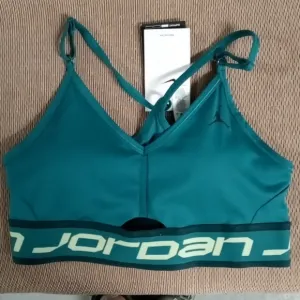 Nike Jordan wide tape training sports bra size small