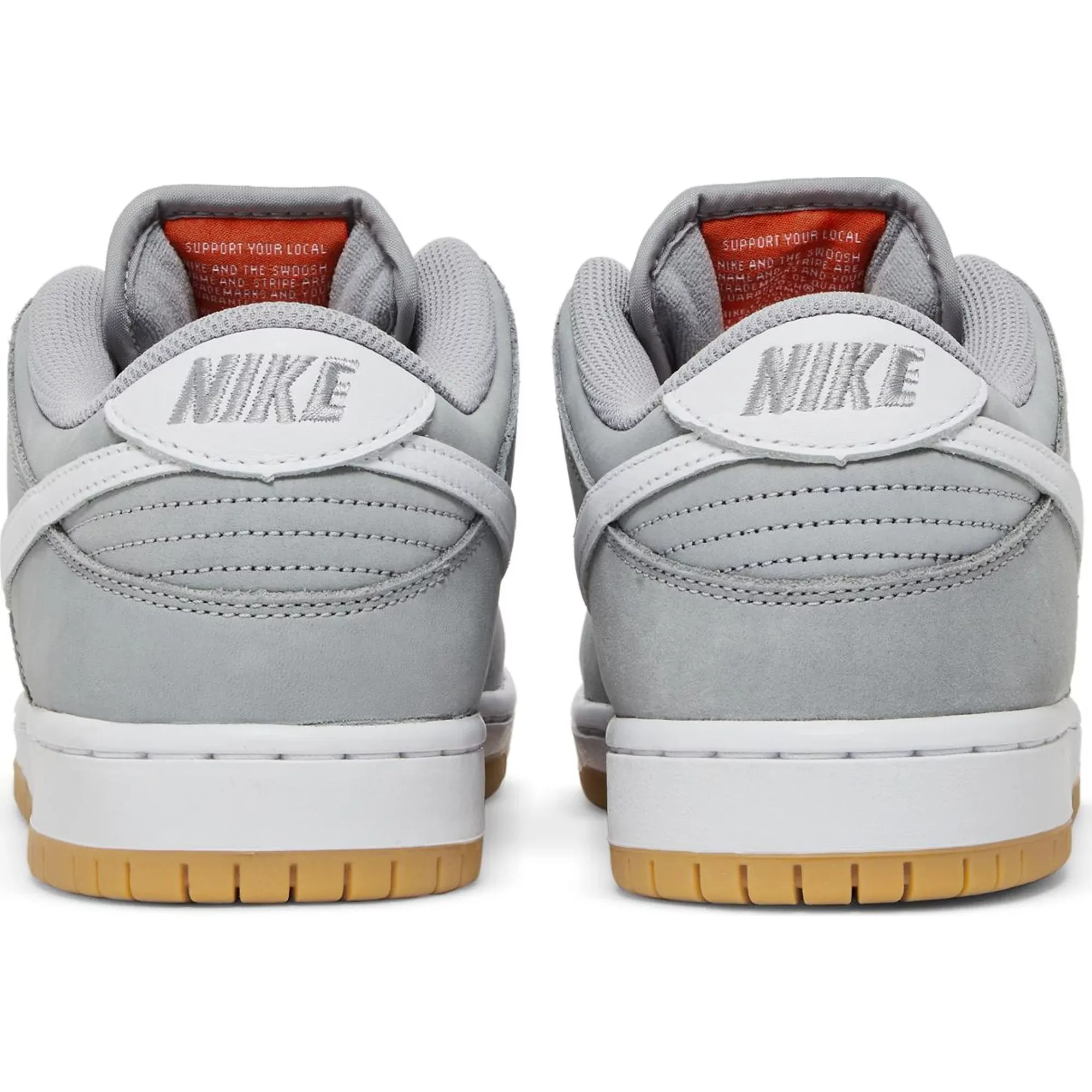 Nike SB Dunk Low Pro ISO Orange Label Grey Gum