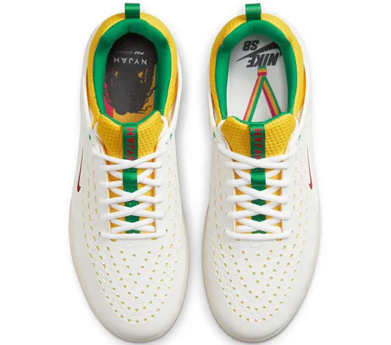 Nike SB Nyjah 3 Premium - Summit White/Black-Tour Yellow