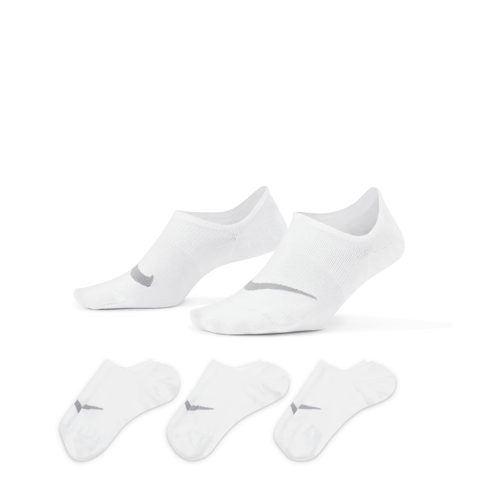 Nike Women's Everyday Plus Lightweight Training Footie Socks (3 Pairs)