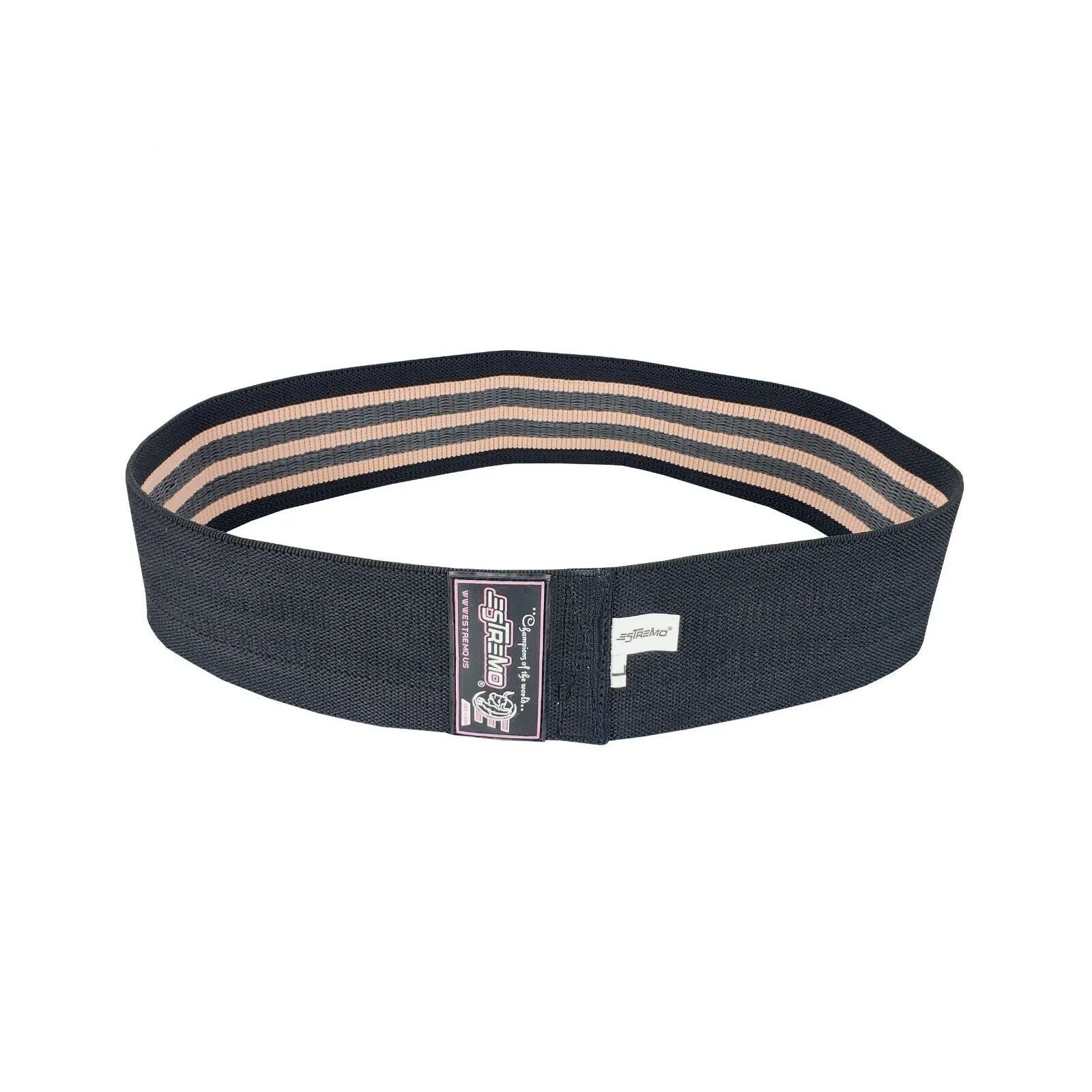 Non-Slip Hip Exercise Resistance Bands - 3 Colors/Black