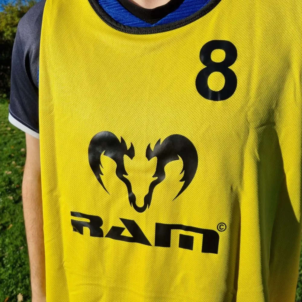 Numbered Reversible Training Bibs - Set of 15