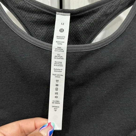 NWT Lululemon seamless bra