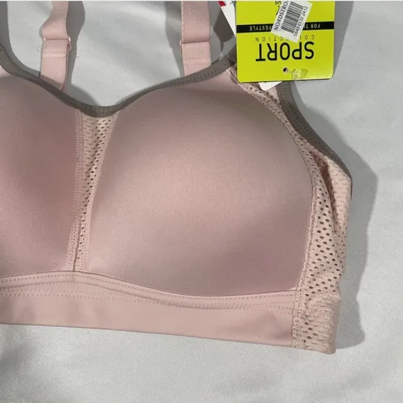 NWT Wacoal [ 32DDD ] Sport Contour Wirefree Sports Bra‎ in Lotus Pink