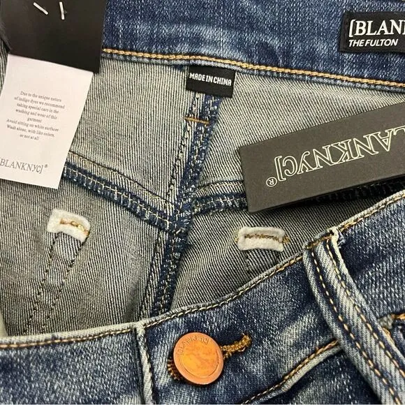 NWT Blank NYC The Fulton Roll Up Short size 26