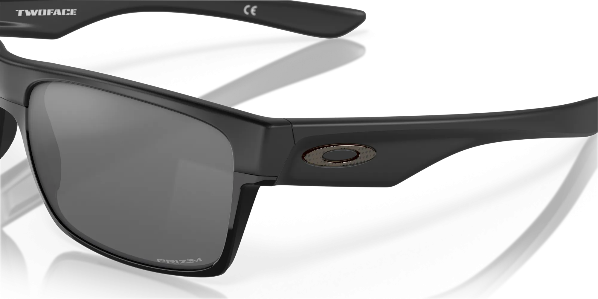 Oakley TwoFace High Resolution Sunglasses - Black with Prizm Black Lenses