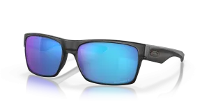 Oakley TwoFace Sunglasses - Black with Polarized Prizm Sapphire Lenses