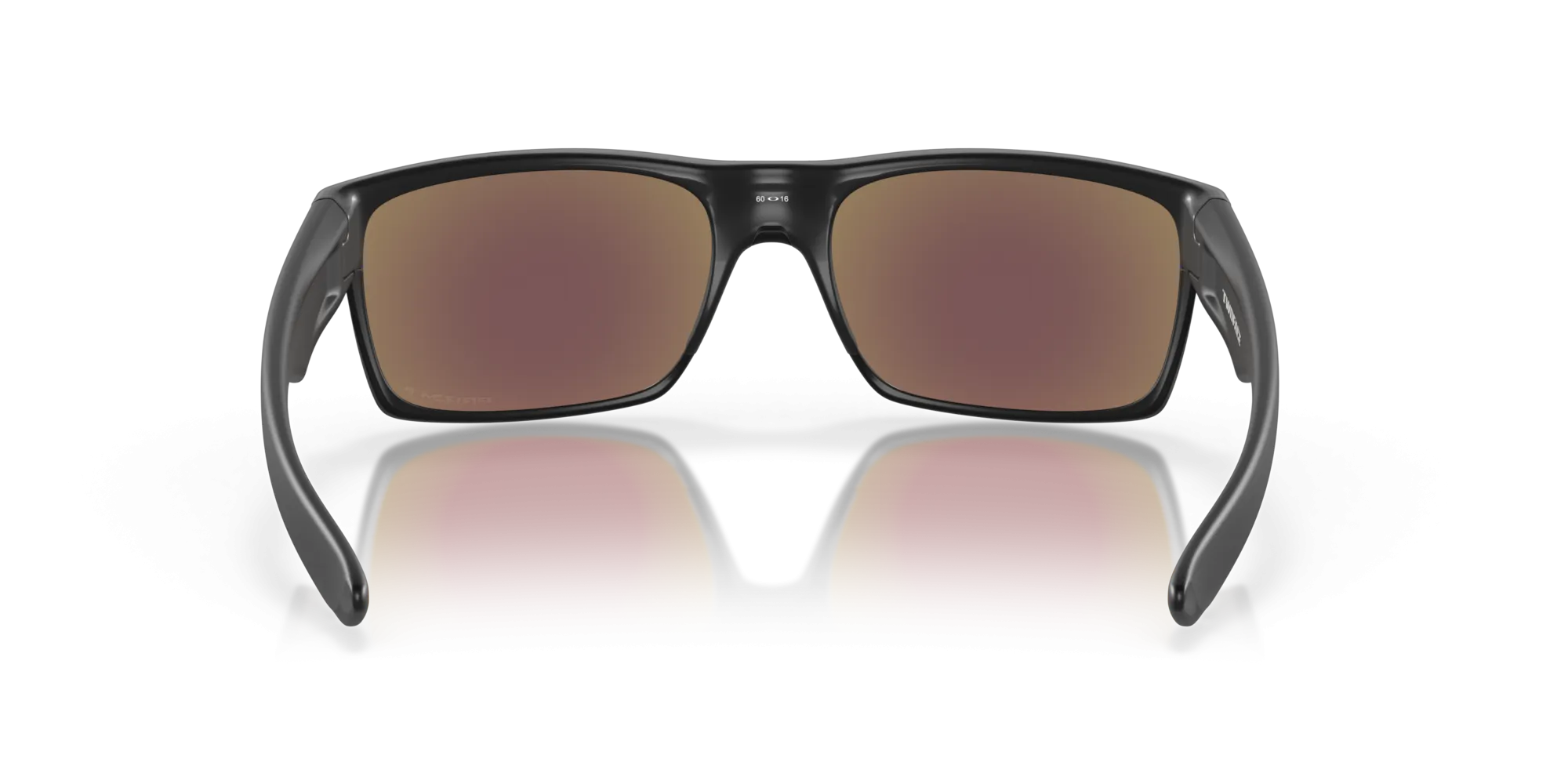 Oakley TwoFace Sunglasses - Black with Polarized Prizm Sapphire Lenses