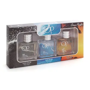 Ocean Pacific OP 3 Pc Gift Set (3 x 1 oz Eau de Toilette Sprays) for Men