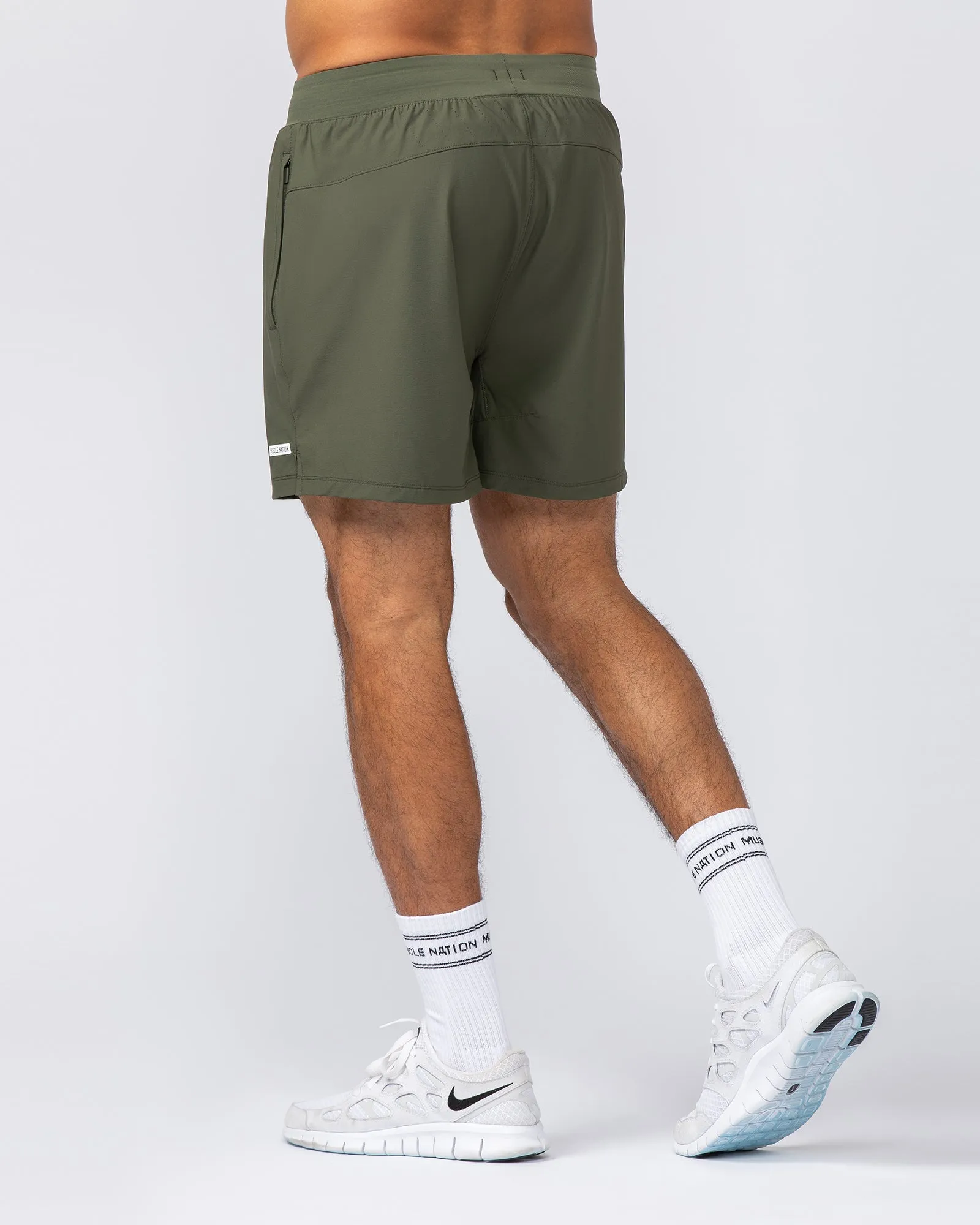 On Repeat Training 5" Shorts - Dark Khaki
