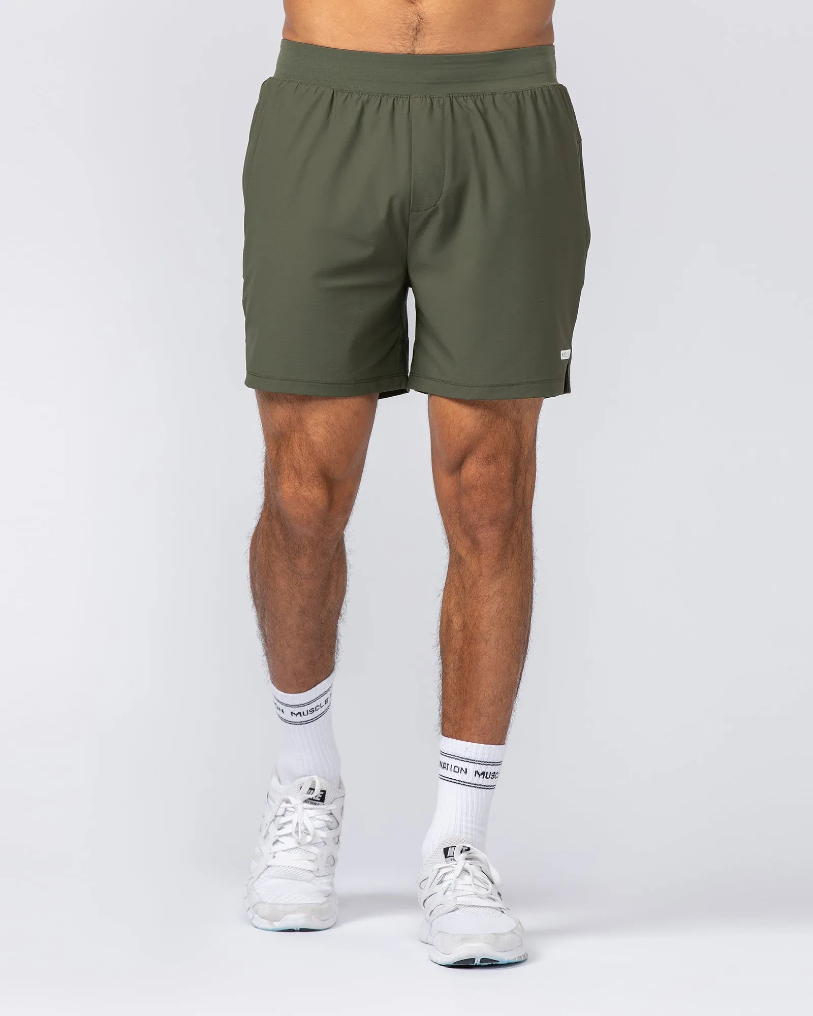 On Repeat Training 5" Shorts - Dark Khaki