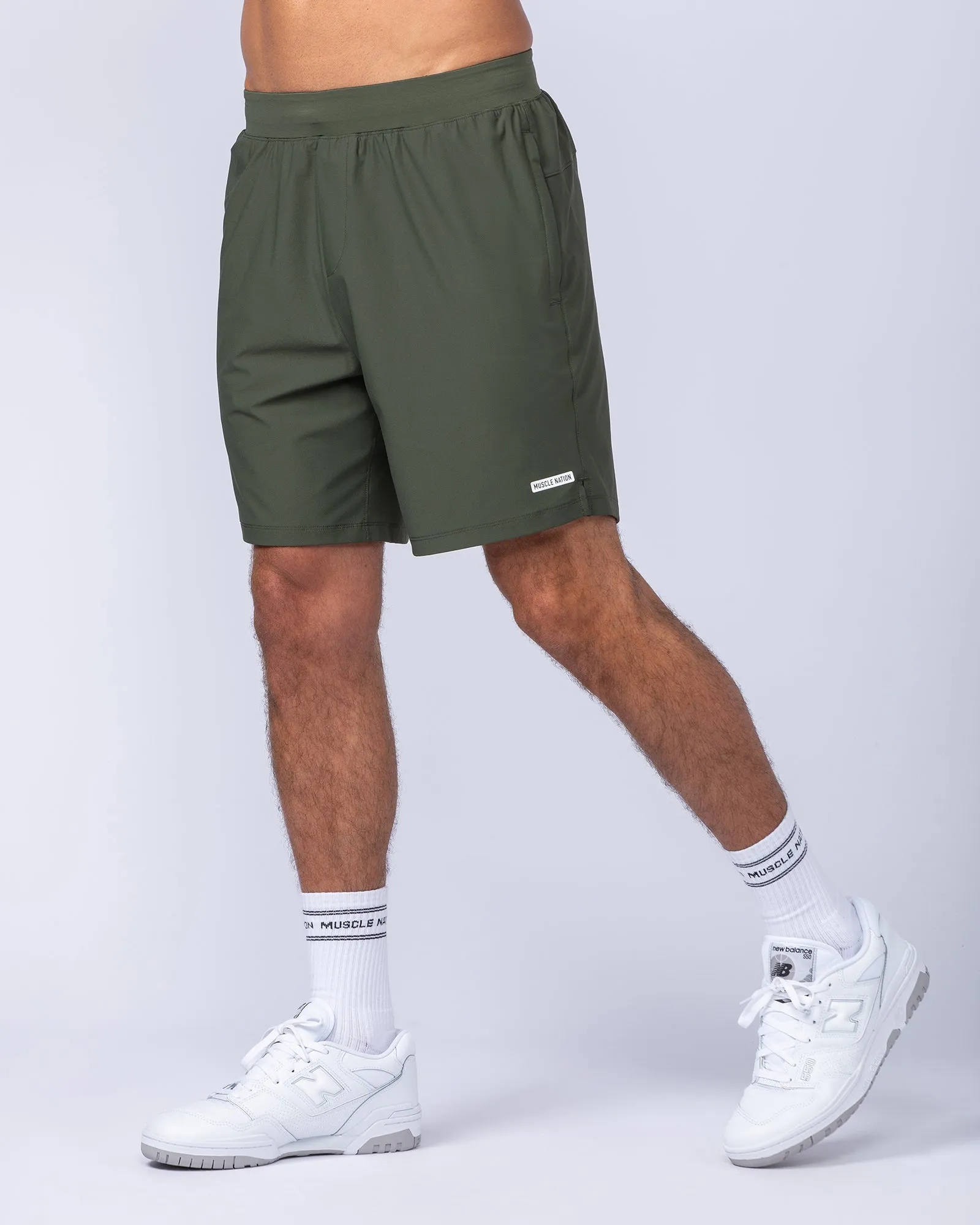 On Repeat Training 7" Shorts - Dark Khaki
