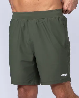 On Repeat Training 7" Shorts - Dark Khaki