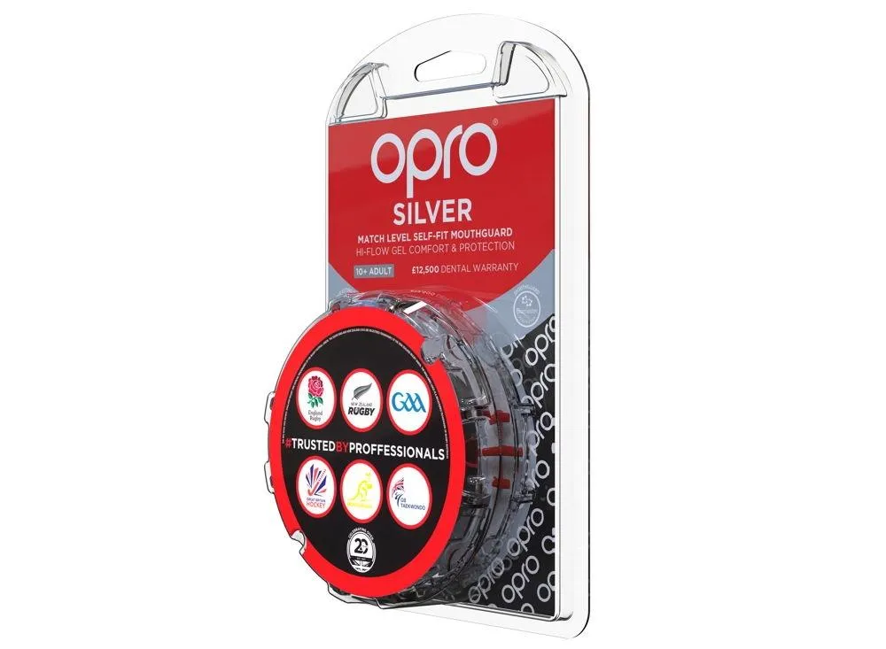 OPRO Self-Fit Silver Fangz