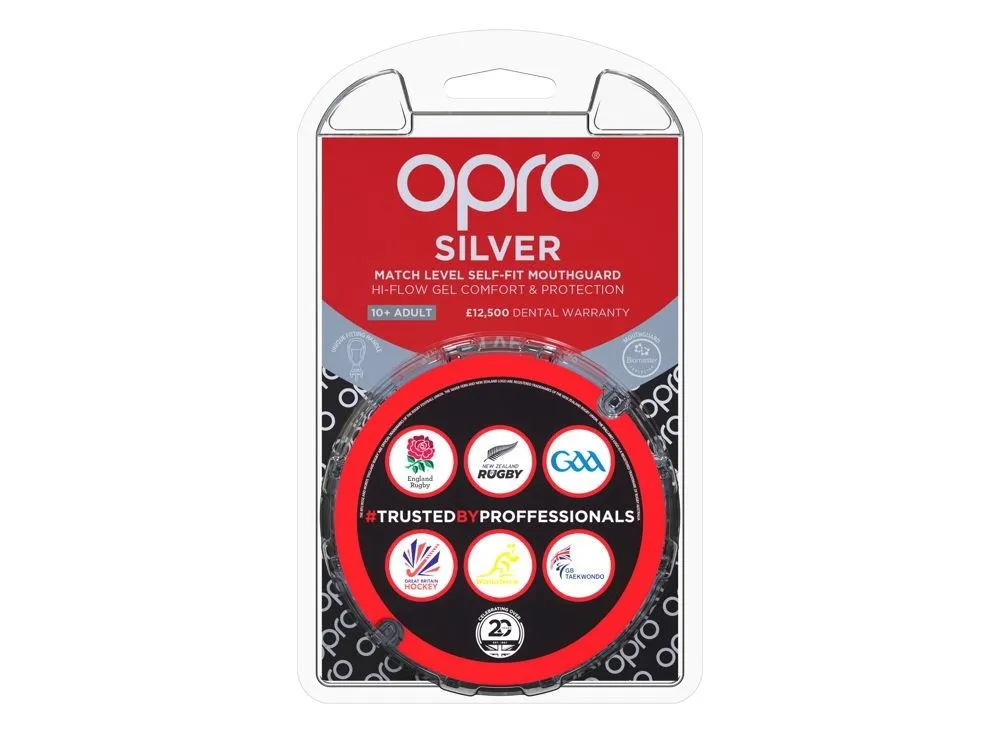 OPRO Self-Fit Silver Fangz