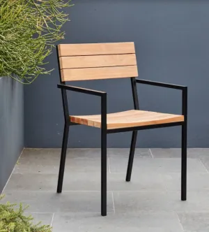 Outdoor Suzy Dining Chair with Armrest