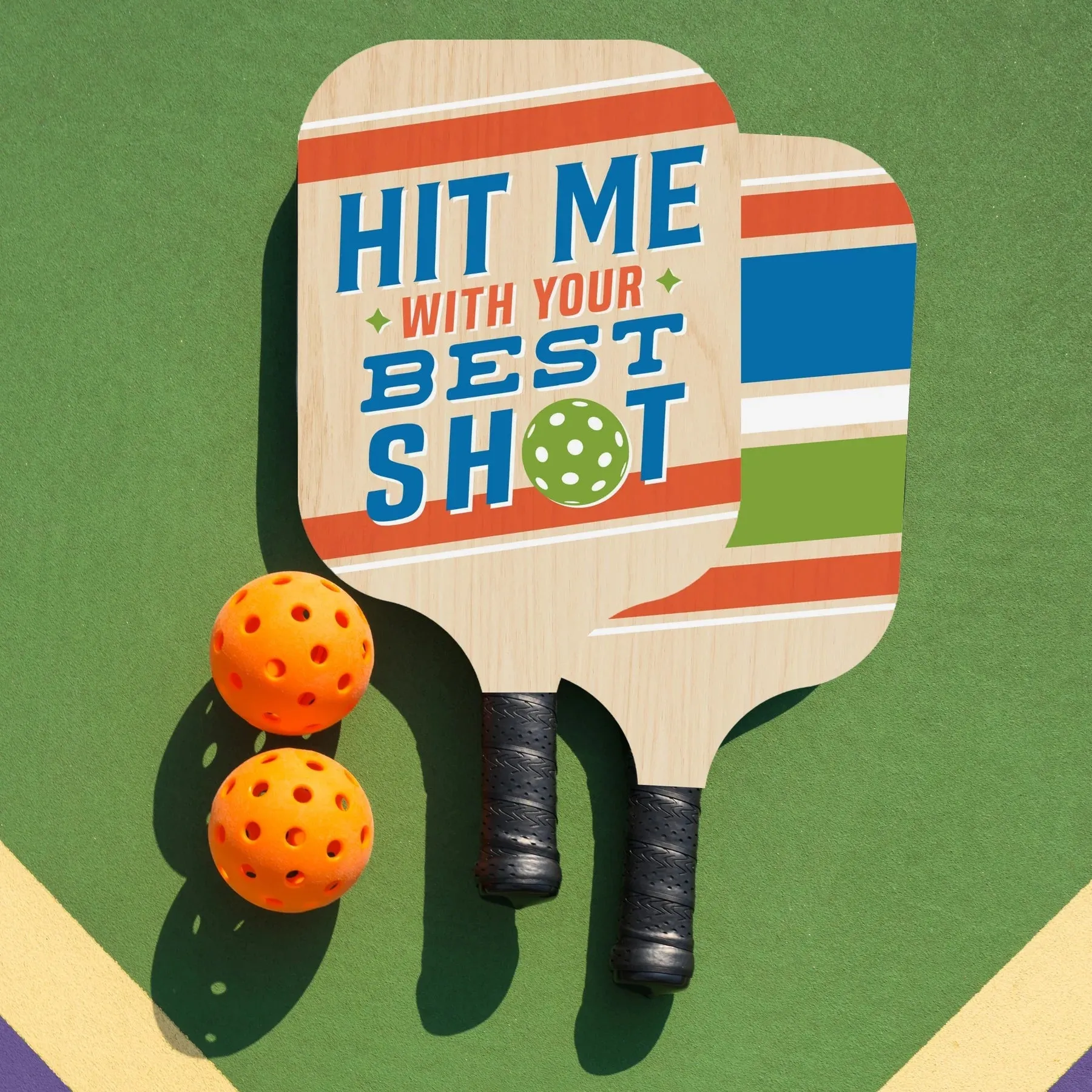 P. Graham Dunn Hit Me With Your Best Shot Pickleball Paddle