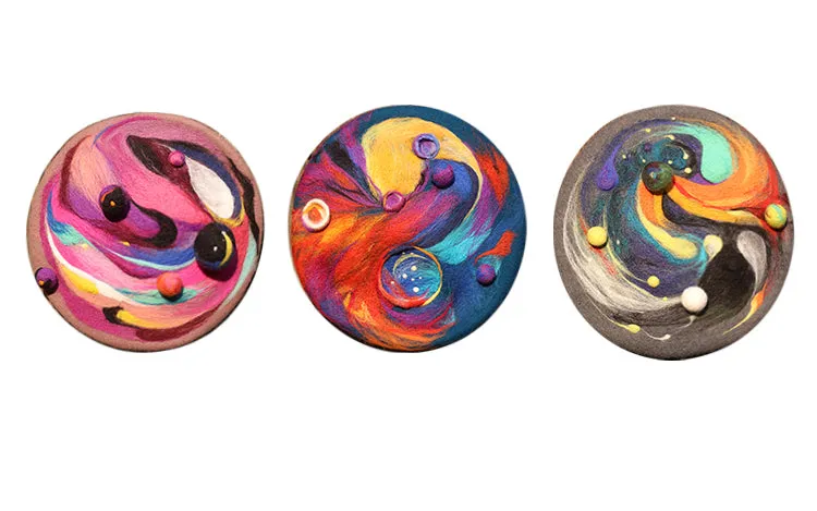 Painter's Color Palette Handmade Beret