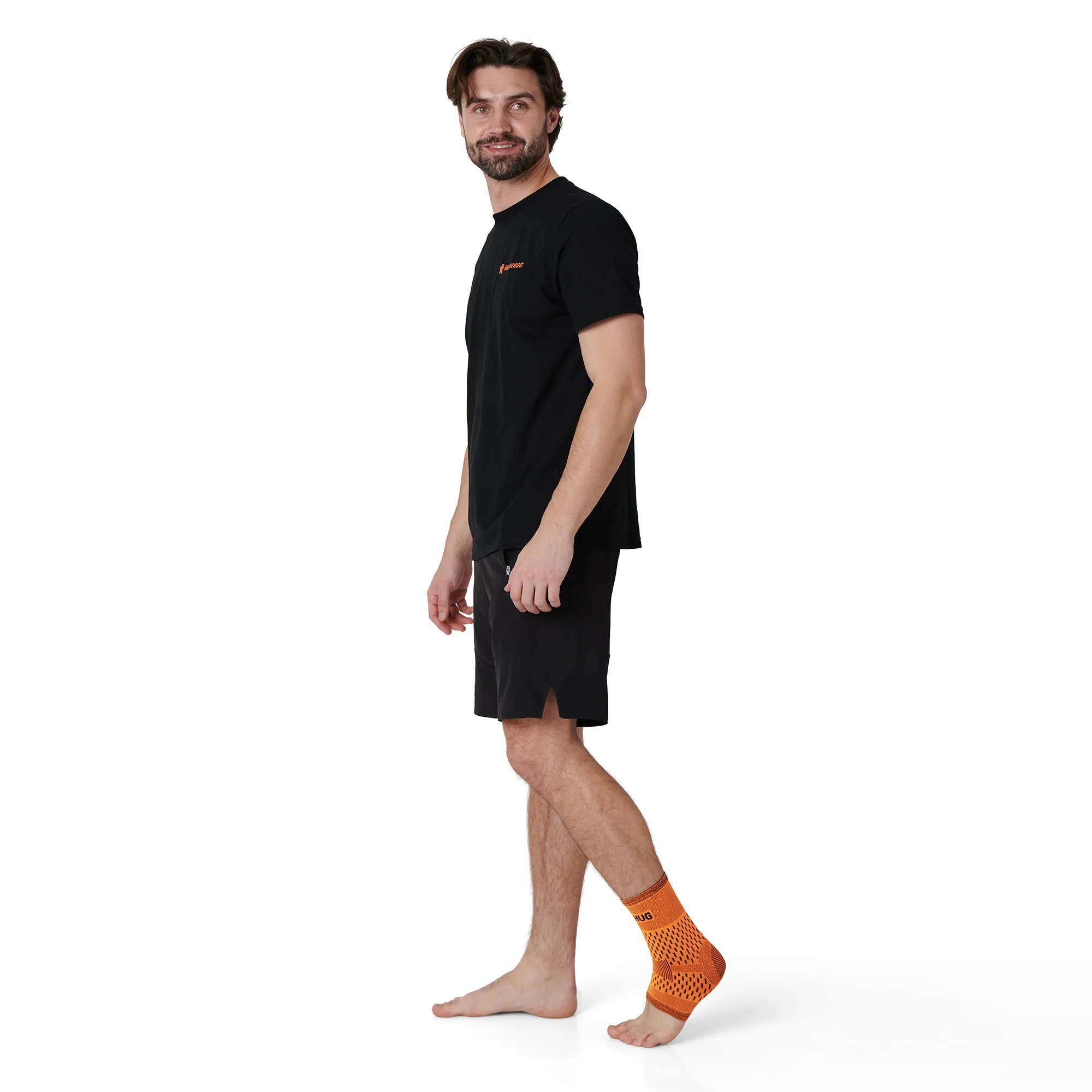 Pair of Ankle Compression Support Sleeves For Achilles Tendon and Ankle Sprains
