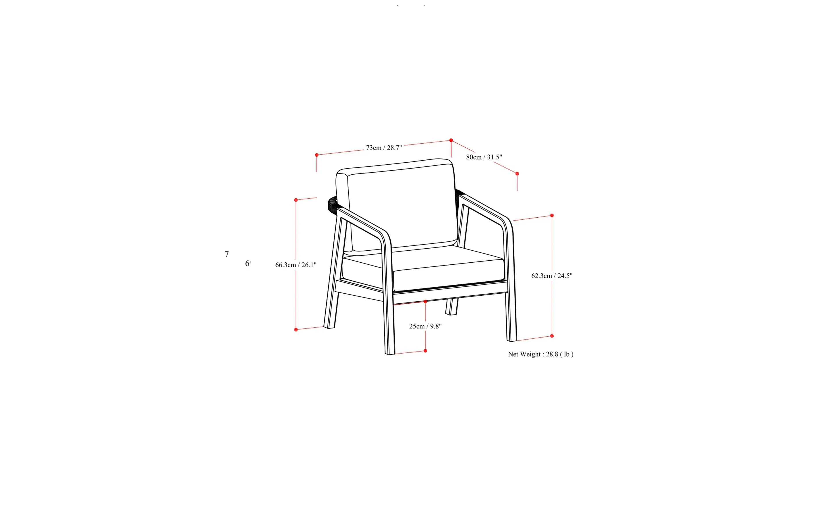 Palmetto Outdoor Conversation Chair (Set of 2)