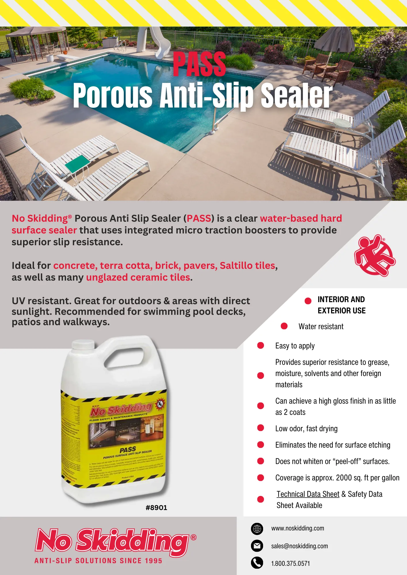 PASS Porous Surface Anti-Slip Sealer #8901