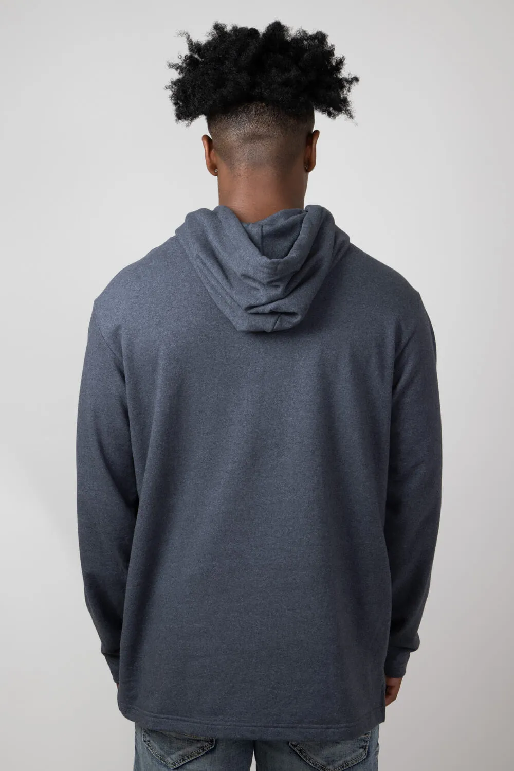 Patagonia Men’s ’73 Lightweight Wildrise Logo Hoodie in Ink Black | 39695-INBK