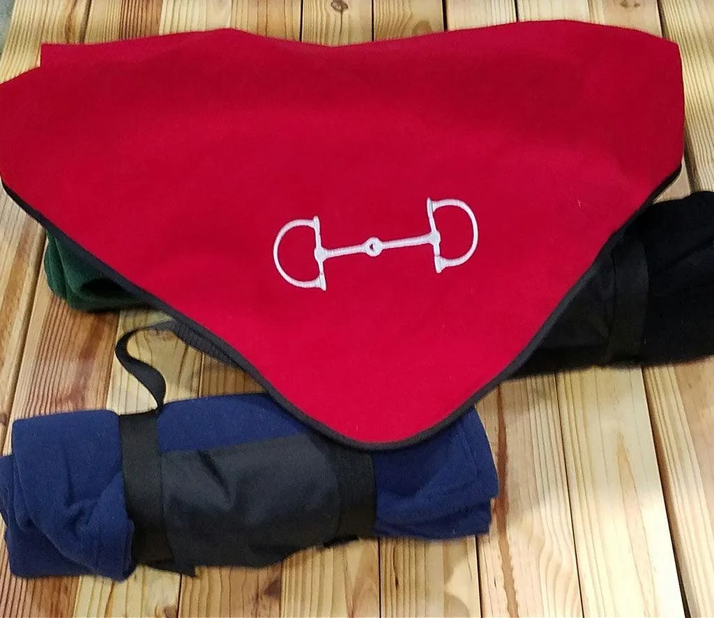 Personalized Fleece & Polyester Travel Blanket