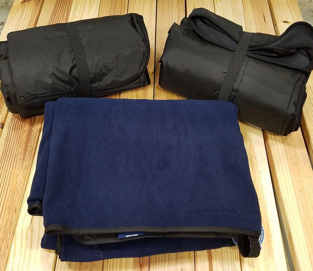 Personalized Fleece & Polyester Travel Blanket