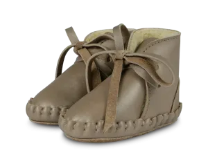 Pina Exclusive Booties | Truffle Metallic Nubuck