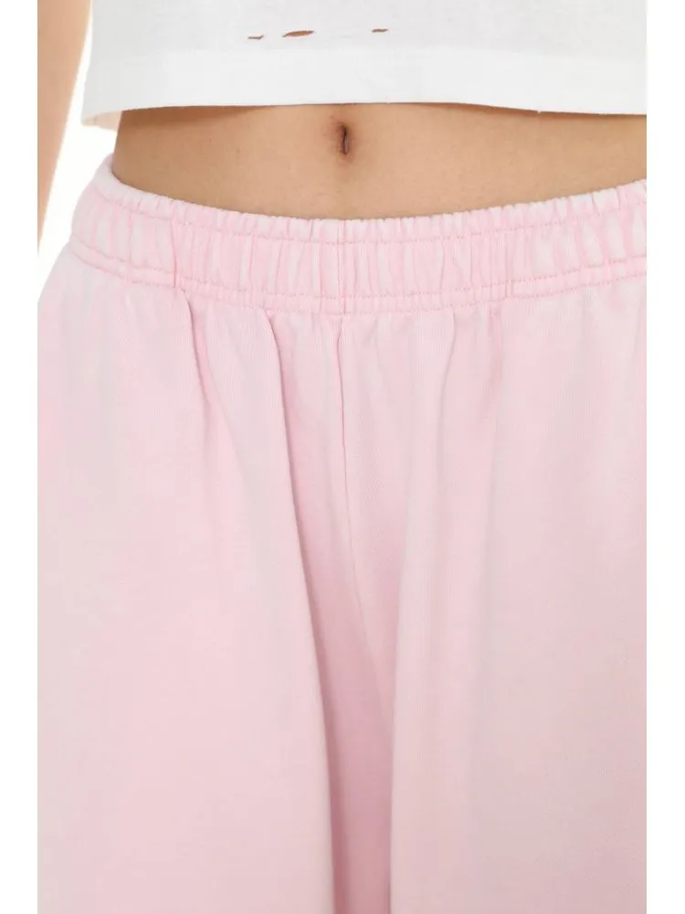 pink comfortable sports trousers