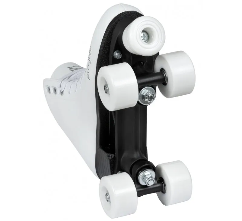 Playlife Adjustable Roller Skates - Classic White