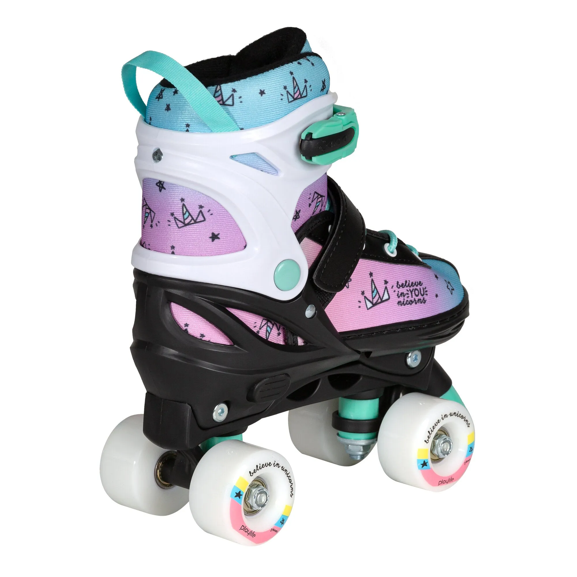 Playlife Adjustable Roller Skates - Unicorn