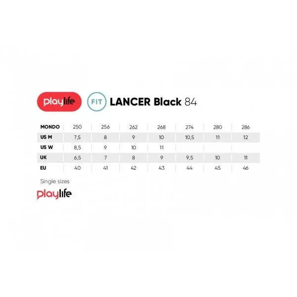 Playlife Lancer 84 Inline Skate Black