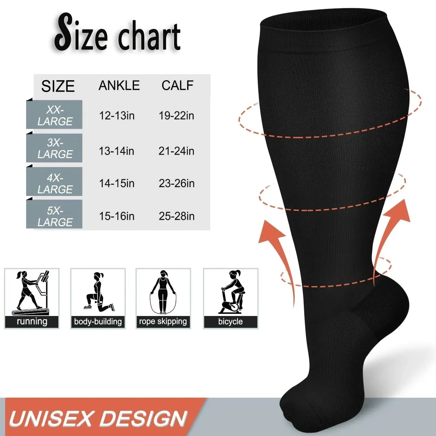 Plus Size Compression Socks