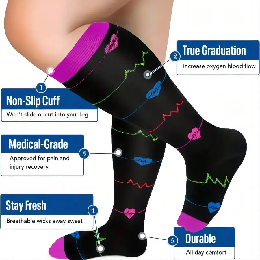 Plus Size Compression Socks