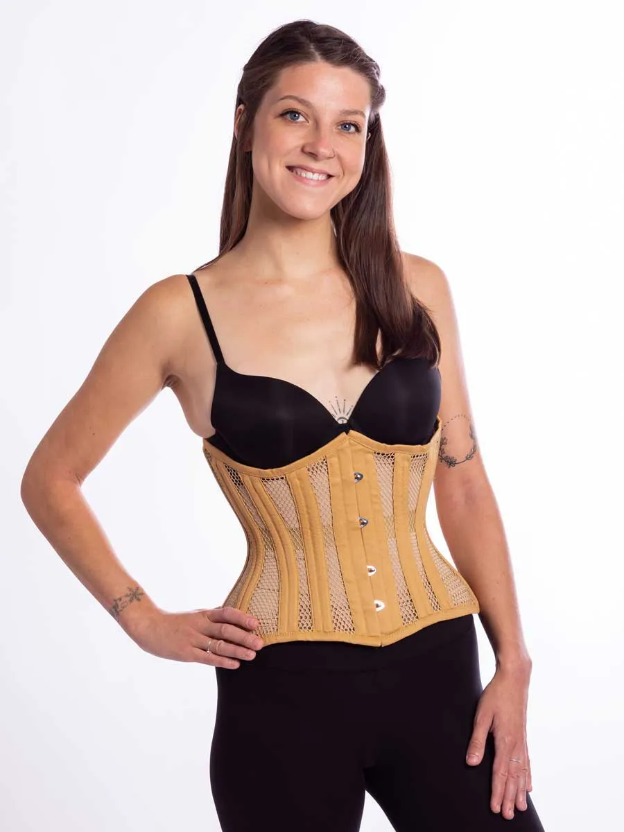 Plus Size Mesh Hourglass Curve Standard Underbust Corset : CS-426