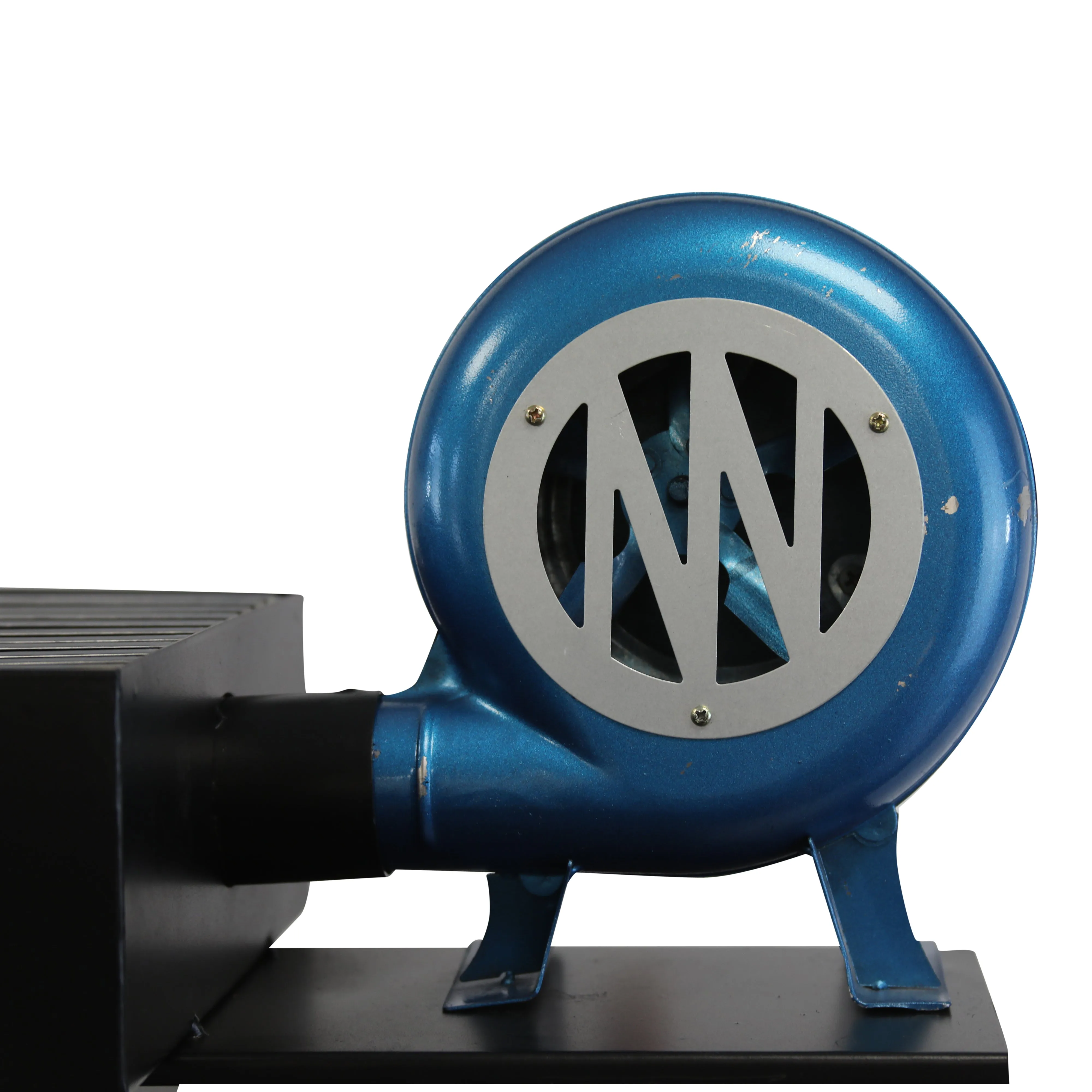 Portable Charcoal BBQ Grill with Fan Integration